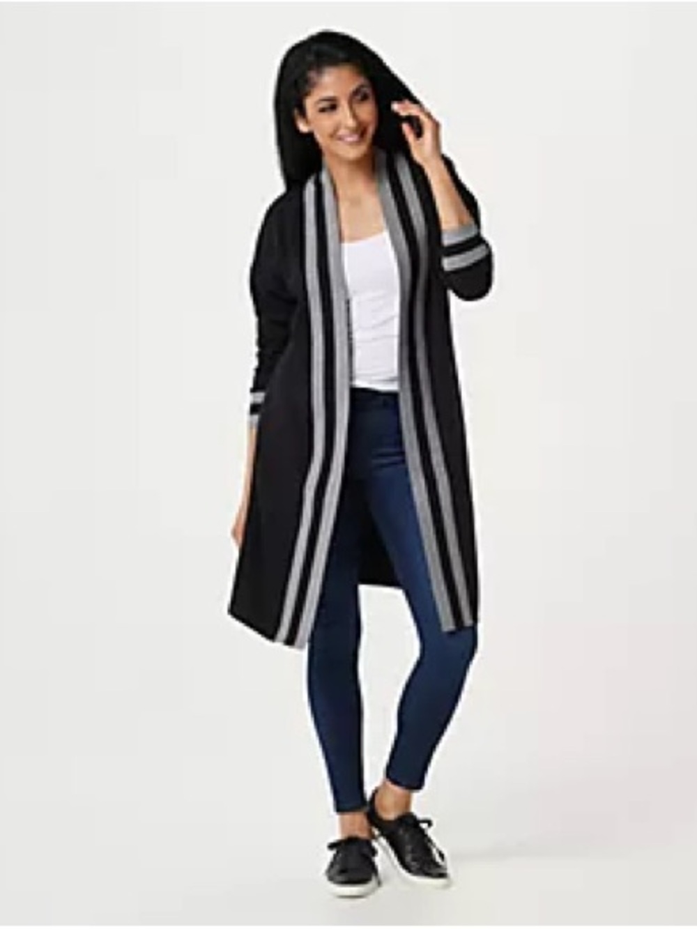 Isaac Mizrahi Live! SOHO Brushed Fleece Duster Cardigan